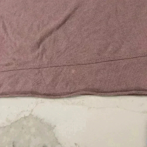 Victoria Sport Victoria's Secret Mauve Cold Shoulder Terry Sweatshirt Women’s XS - Picture 2 of 6